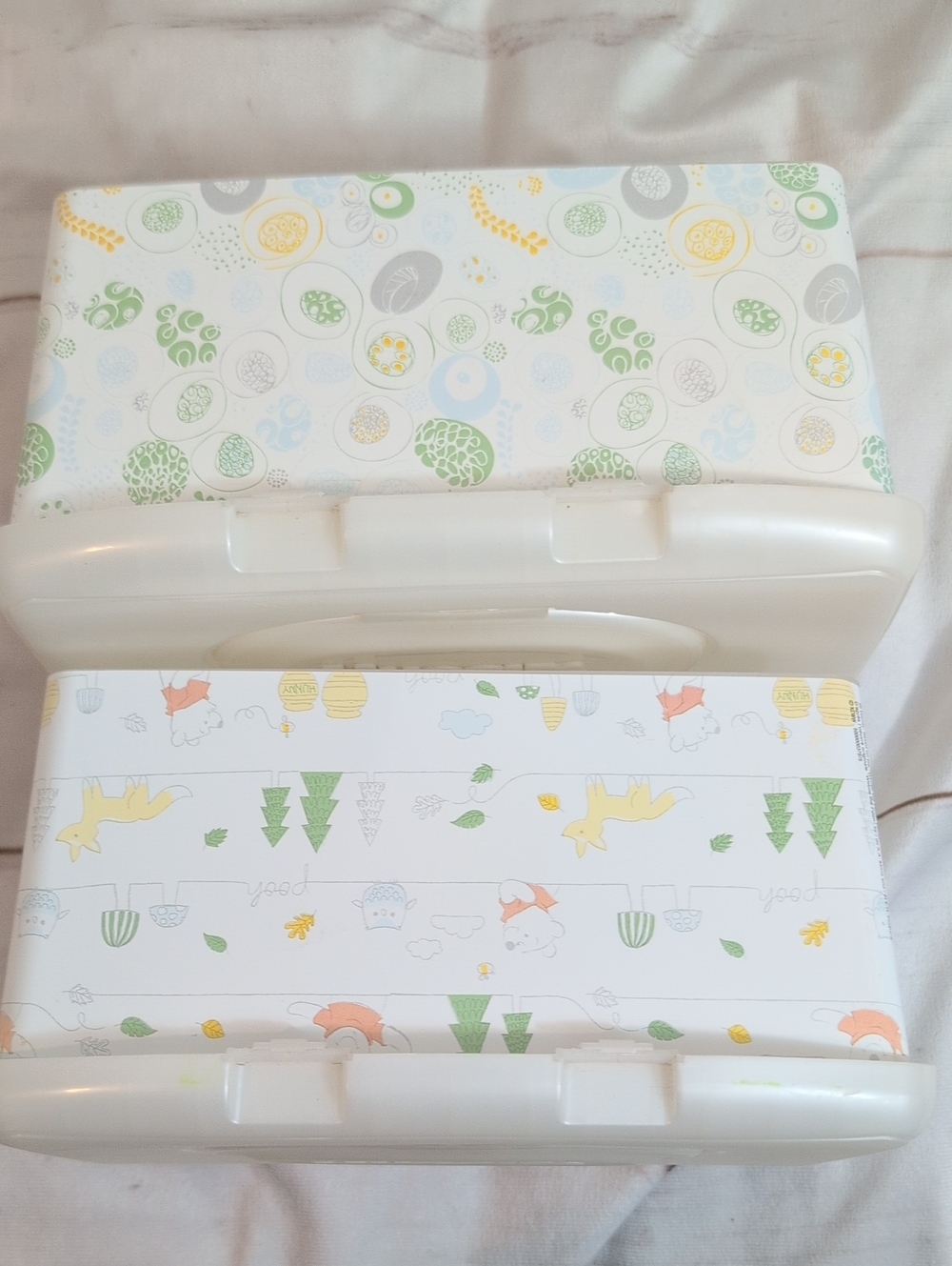 Huggies Baby Wipe Container EMPTY Lot Of 2 (Discontinued Pop Up Wipe Container) - Picture 3 of 3
